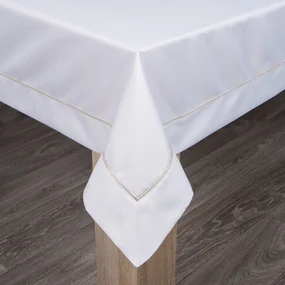 OBRUS MADELE 140X180 CM BIELY