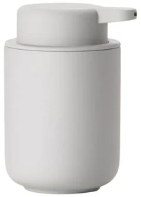Svetlosivý dávkovač tekutého mydla z kameniny Zone Soft Grey, 250 ml