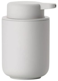 Svetlosivý dávkovač tekutého mydla z kameniny Zone Soft Grey, 250 ml