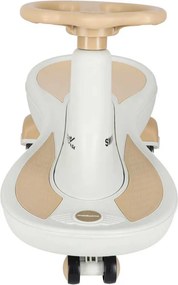 KIK Gravitačná jazda Swing Fix S4, 76 cm, béžová, LED kolesá a hudba