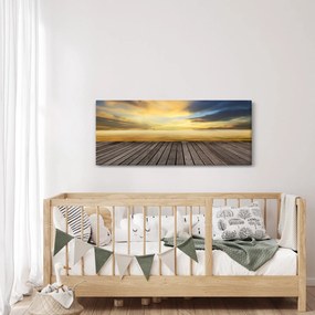 Obraz - Mólo s výhľadom (120x50 cm)