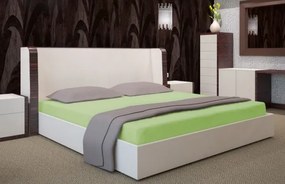 Bavlnená zelená plachta na posteľ Šírka: 200 cm | Dĺžka: 220 cm
