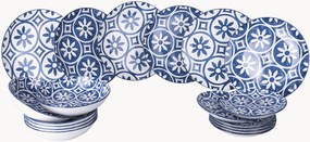 Porcelánová súprava riadu Paxos, 6 osôb, 18 ks