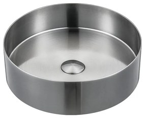 Okrúhle antikoro umývadlo v striebornej farbe ø 38 cm Aurum – Sapho
