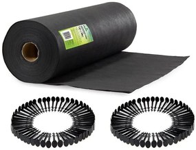 Agrotextília čierna 1,6x100 m Plonos 490000