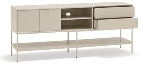 Krémový TV stolík 175x74x45 cm Platt – Teulat