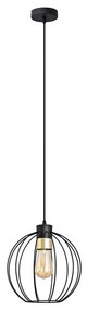 Luster na lanku STARLIGHT 1xE27/15W/230V čierna/zlatá