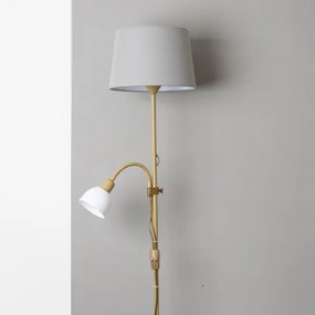 BRILAGI - Stojacia lampa CERIA 1xE27/100W/230V + 1xE14/25W zlatá/šedá