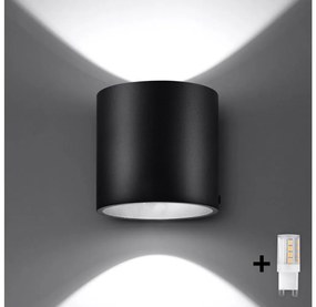 Brilagi - LED Nástenné svietidlo FRIDA 1xG9/4W/230V čierna BR.0048