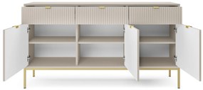 Komoda Nova 154 cm kašmír/zlatá