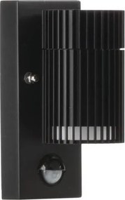 Kanlux 46202 - Vonkajšie nástenné bodové svietidlo so senzorom RADILO 1xGU10/11W/230V IP44 čierne