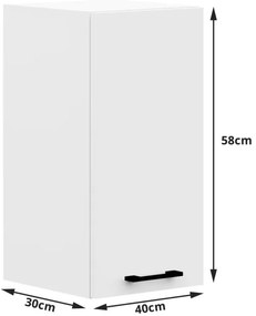 Kuchynská linka OLIWIA 1.8 m biela