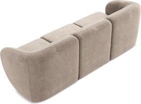 Svetlohnedá ženilková pohovka 244 cm Lani – Makamii