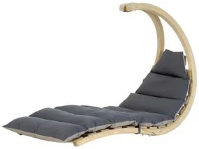 Amazonas Air lounge ležadlo Swing Lounger, 240 × 75 × 114 cm, antracit