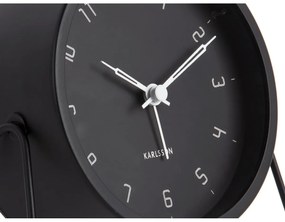 Karlsson 5952BK dizajnový budík 13 cm
