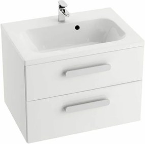 Kúpeľňová skrinka pod umývadlo Ravak chróme 80x49 cm biela X000000922