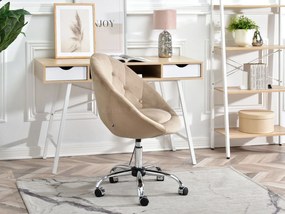Kreslo Lush 4 (béžová + chrómová). Vlastná spoľahlivá doprava až k Vám domov. 1110272