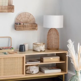 Atmosphera - Stolná lampa KARLA 1xE27/25W/230V ratan