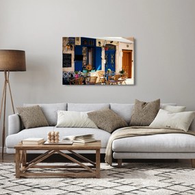 Obraz - Grécke posedenie (90x60 cm)