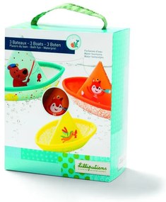 Lilliputiens – 3 plávajúce lodičky – hračka do vody