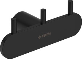 Deante Kúpeľňový háčik Round, držiak na uteráky - ADR N131, čierna mat