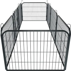 Kovová klietka pre šteniatka a malé zvieratá 80x60 cm,Ø210cm