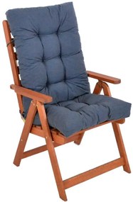 Vankúš pre vysokú stoličku PREMIUM 120 x 50 cm, tmavosivý