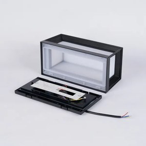 Brilagi - LED vonkajšie nástenné svietidlo PARKER LED/12W/230V čierne IP44