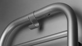 Deante Silia, kúpeľňový radiátor 500x1210 mm, 458W, brúsená oceľ, DEA-AGI_FG41
