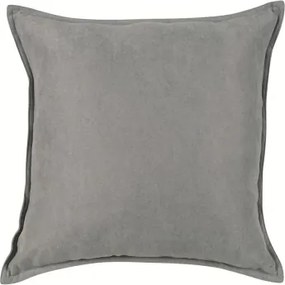 Dekoračný vankúš Bravo 45x45 cm, strieborný s lemom%