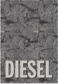 XXXLutz UTERÁK, 95/150 cm, sivá Diesel - Kúpeľňový textil - 004113003801
