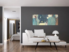 Obraz - Henri de Toulouse-Lautrec, A Corner of the Moulin de la Galette, reprodukcia (120x50 cm)