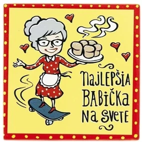 GiftyCity GIFTY CITY Podtácka Najlepšia babička