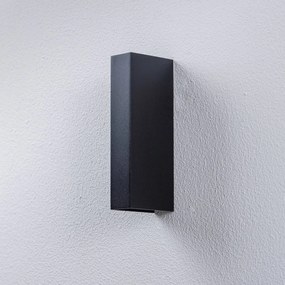 Arcchio Brinja vonkajšie nástenné LED, čierna