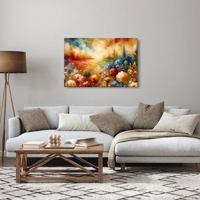 Obraz - Pestrofarebná lúka (90x60 cm)