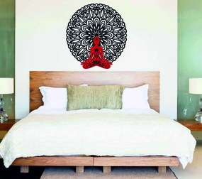 SENTOP | Sentop - 3D Obraz na stenu Buddha v mandale  50, 70, 90 cm I SENTOP PR0367