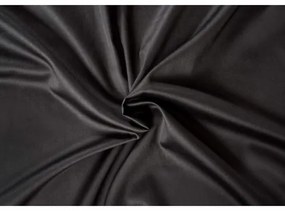 Kvalitex Saténové prestieradlo Luxury collection čierna, 220 x 200 cm