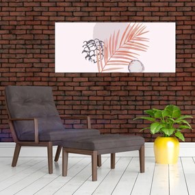 Obraz - Fialový minimalizmus N⁰3 (120x50 cm)