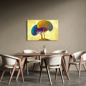 Obraz - Stromy na kopci (90x60 cm)