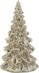 Elegantný vianočný champagne stromček s trblietkami Glitt Forest - 8*15 cm