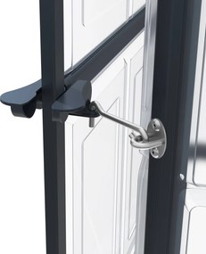 Skleník so základňou BestBerg SH‑9B / 9 m² / 480 × 182 × 208 cm / čierny