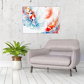 Sklenený obraz - Ryby (70x50 cm)