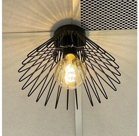 ONLI - Stropné svietidlo DUCCIO 1xE27/22W/230V pr. 30 cm čierna