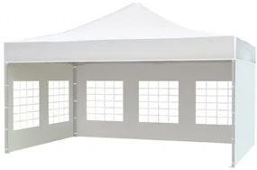 Nožnicový stan POLOPROFI PLUS 3x4,5 m biely