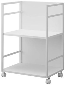 Biely kovový pojazdný regál 42x60 cm Tower – YAMAZAKI