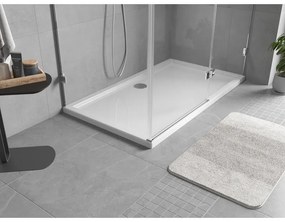 Mexen, Mexen Flow obdĺžniková sprchová vanička slim 160 x 90 cm, biela lesklá, 46R109016