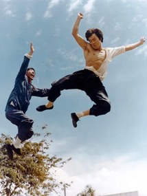 Fotografia Ying-Chieh Han And Bruce Lee, Big Boss 1971, (30 x 40 cm)