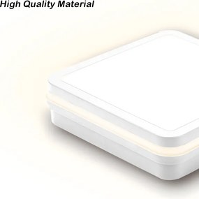 Brilagi - LED vonkajšie svietidlo BENE LED/18W/230V 22x22 cm biela IP54