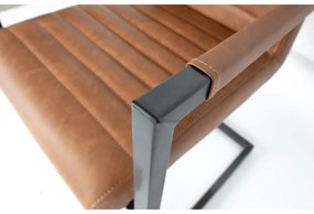 Hnedá jedálenská stolička WOOOD Bas