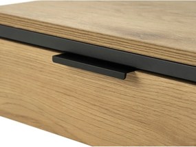 Odkladací stolík v dekore duba 30x40 cm Cesura – Unique Furniture